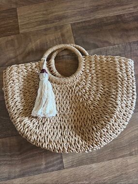 Woven Straw Bag